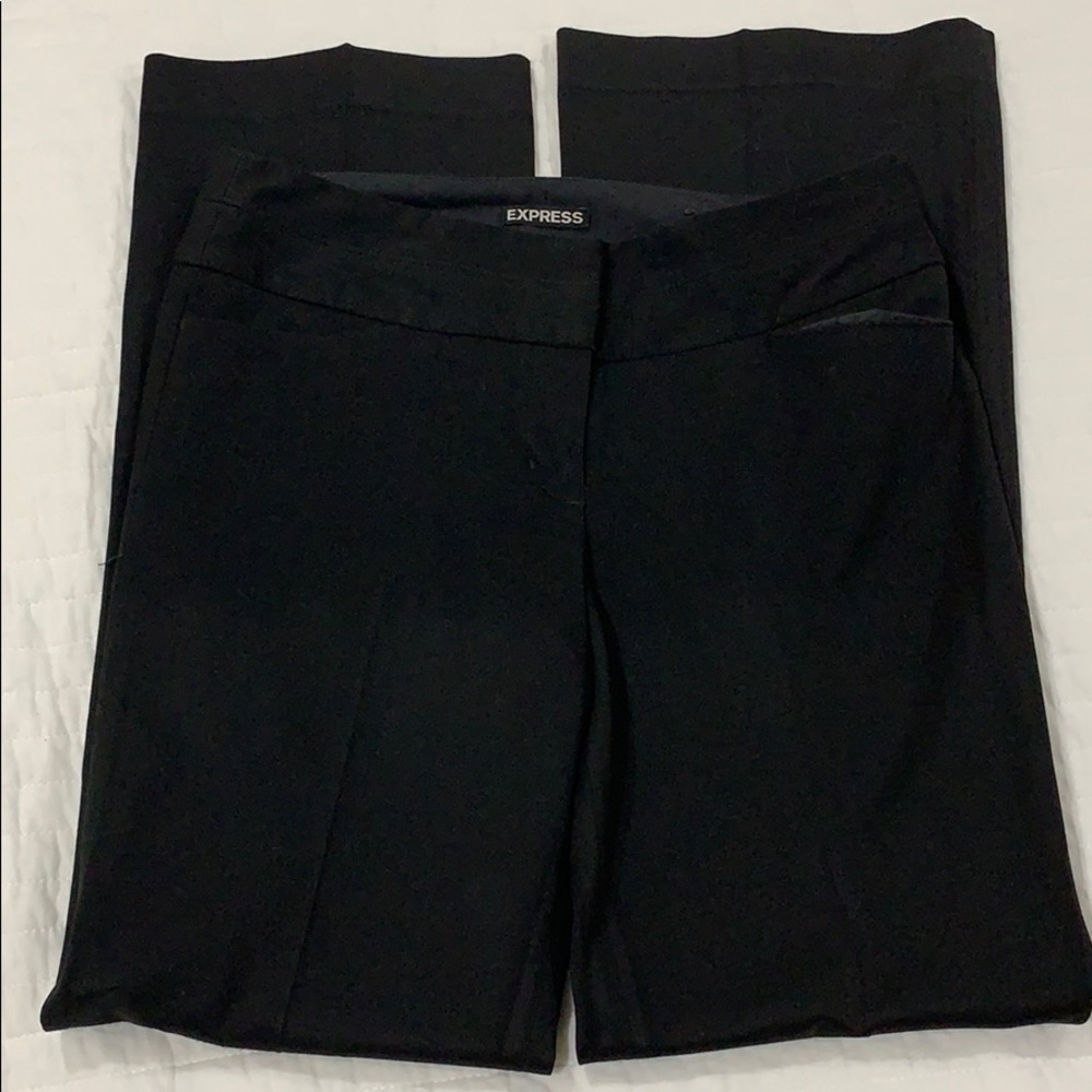 Express editor black suit pants